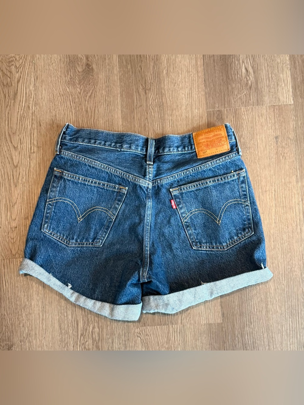 Levi’s 501 Dark Blue Jean Shorts W 27 inches